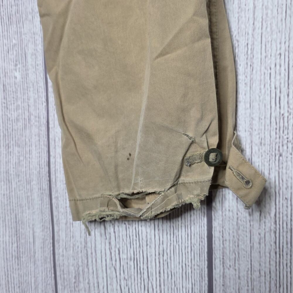 Y2K Abercrombie & Fitch “Fitch-Pant” Utility Cargo Pant with Red Contrast, sz 6 - Picture 5 of 8
